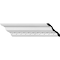 Ekena Millwork SAMPLE - 4 1/4"H x 4 1/4"P x 6 1/8"F x 12"L, (1 5/8" Repeat), Charlotte Crown Moulding SAMPLE-MLD04X04X06CT - alternate 1